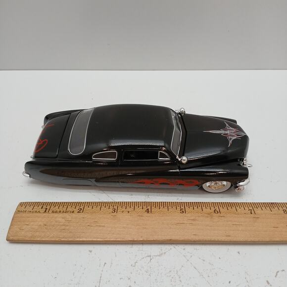 MAC Tools Exclusive Limited Edition Black Mercury Diecast Car w/ Flames in Box - Picture 8 of 15
